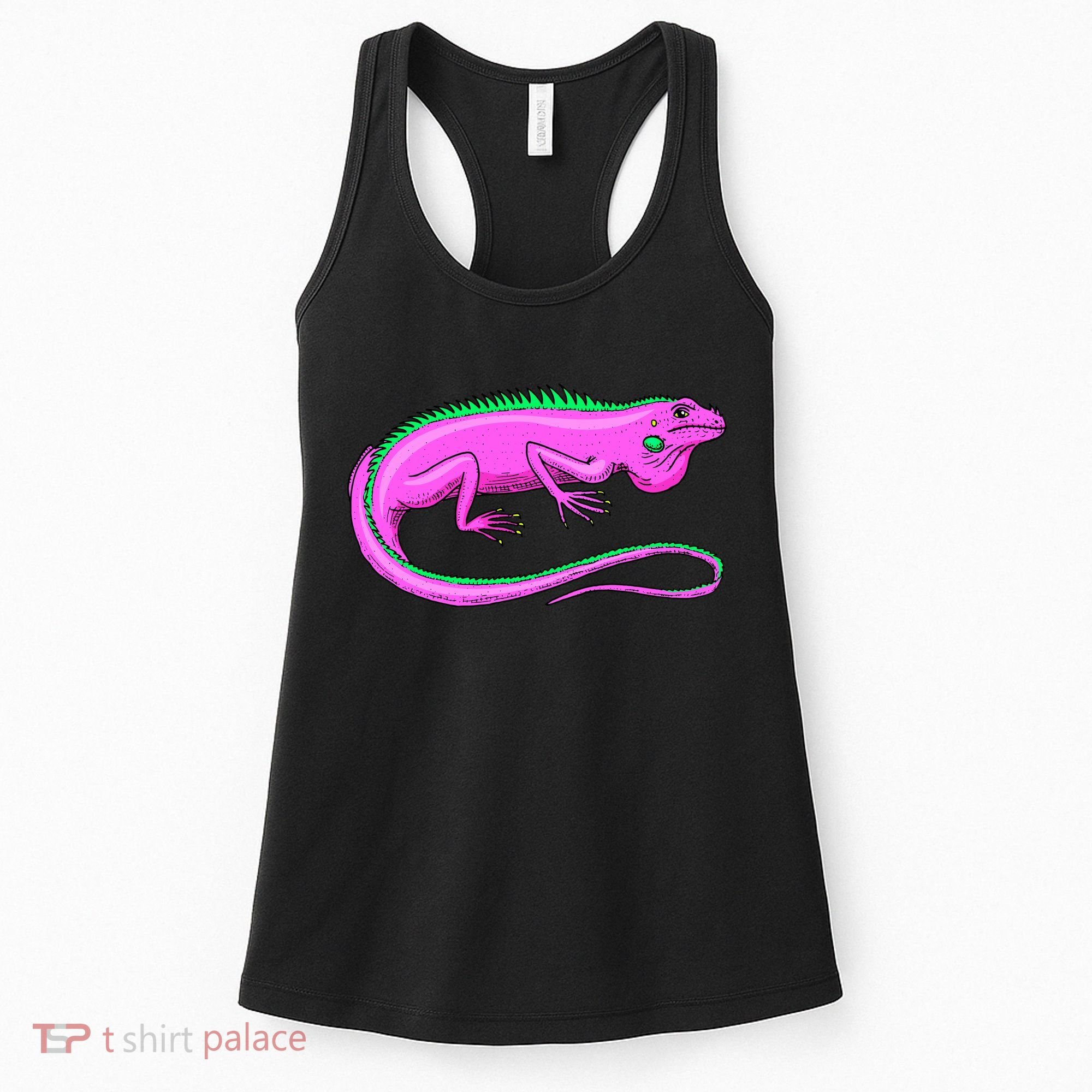 American Green Iguana Lizard Women's Tank Top