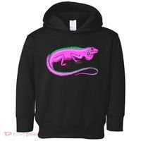 American Green Iguana Lizard Toddler Hoodie thumb 0