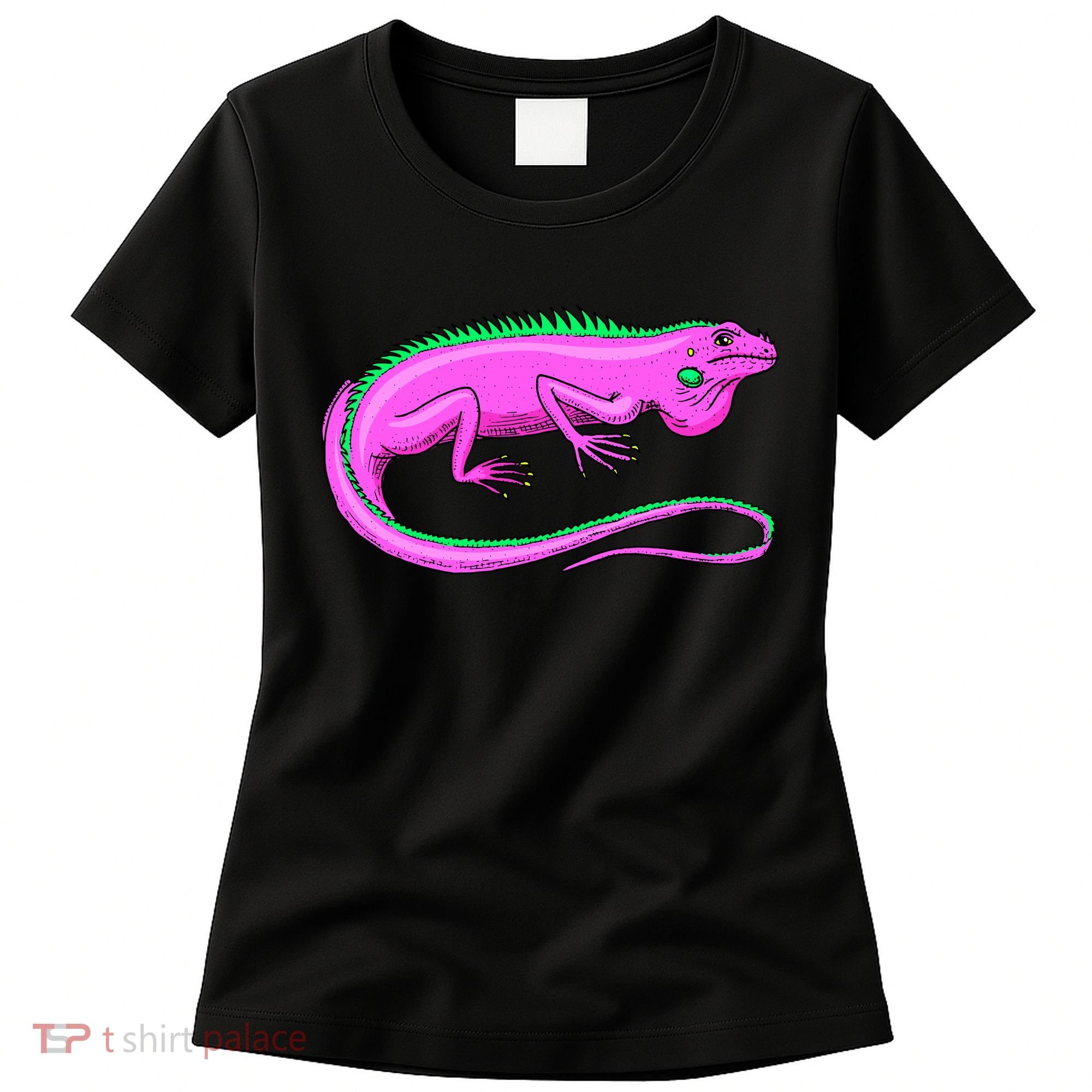 American Green Iguana Lizard Women's T-Shirt