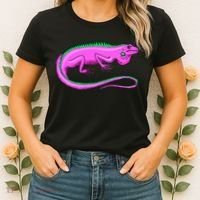 American Green Iguana Lizard Women's T-Shirt thumb 2