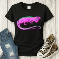 American Green Iguana Lizard Women's T-Shirt thumb 3