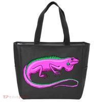 American Green Iguana Lizard Tote Bag thumb 0