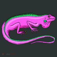 American Green Iguana Lizard Infant Baby Jersey Bodysuit thumb 2