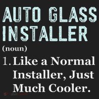 Auto Glass Installer Application Day Glass Installation Women's Sweatshirt thumb 2