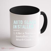 Auto Glass Installer Application Day Glass Installation Coffee Mug thumb 1