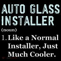 Auto Glass Installer Application Day Glass Installation Kids Sweatshirt thumb 2