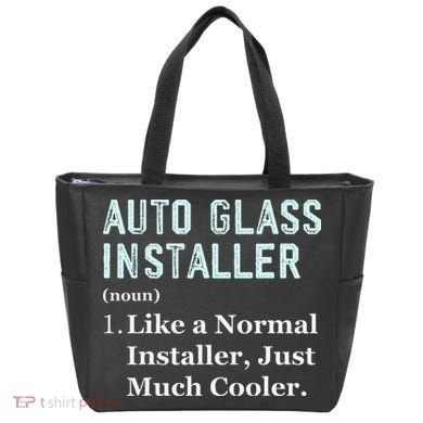 Auto Glass Installer Application Day Glass Installation Tote Bag