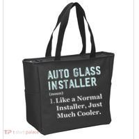 Auto Glass Installer Application Day Glass Installation Tote Bag thumb 2