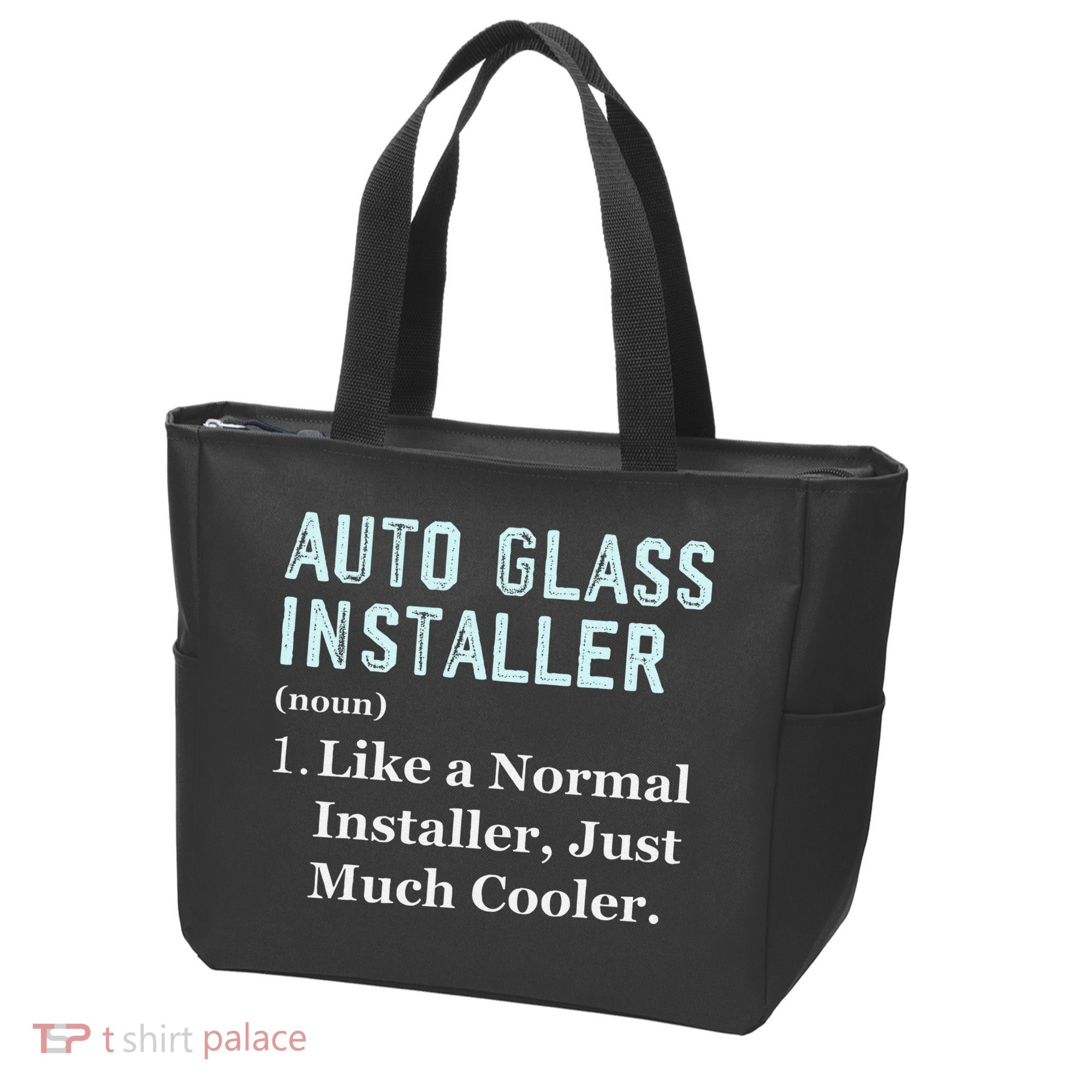 Auto Glass Installer Application Day Glass Installation Tote Bag