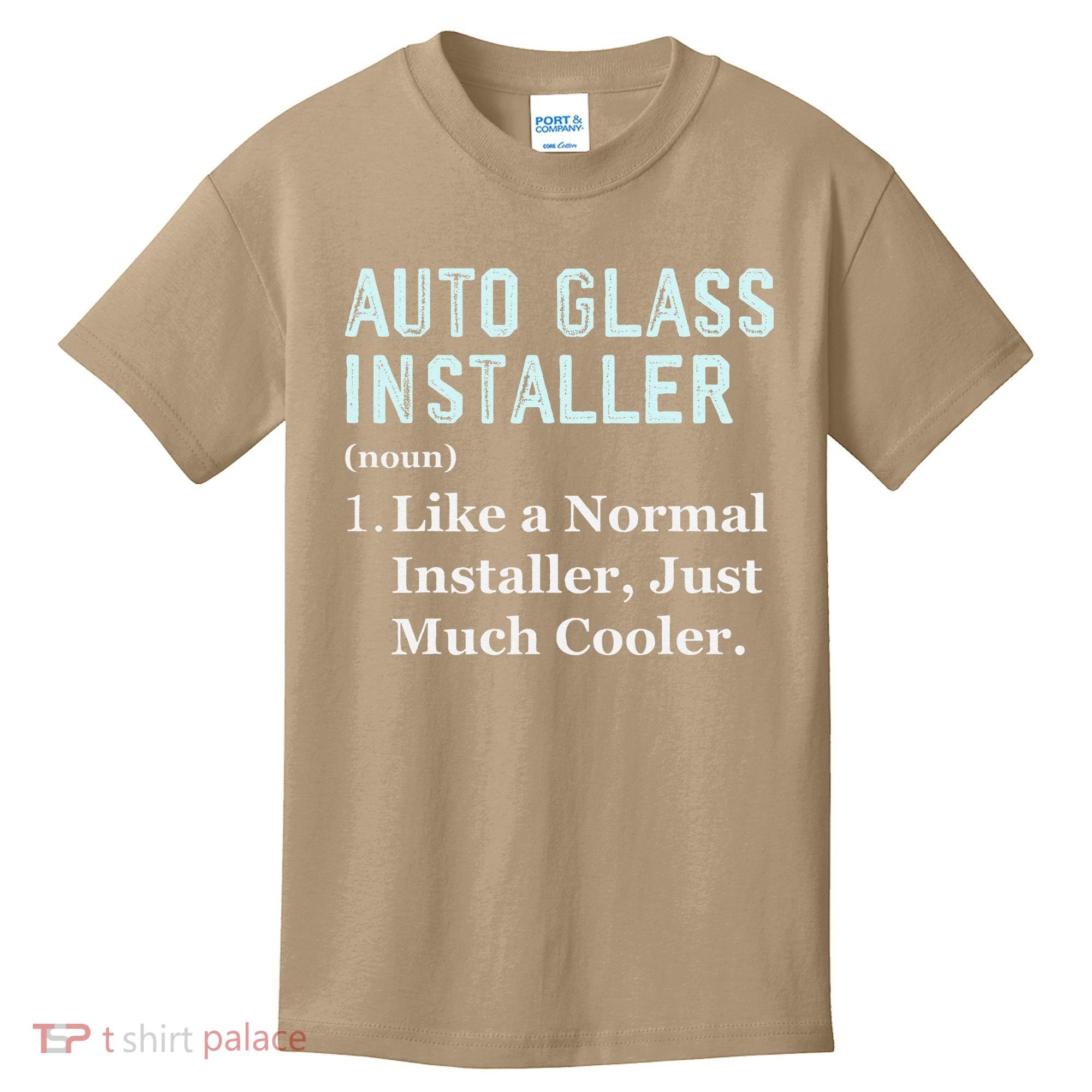 Auto Glass Installer Application Day Glass Installation Kids T-Shirt