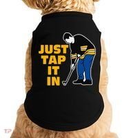 Awesome Golfer Just Tap It In Golf Lover Golfing Man Doggie Tank thumb 0