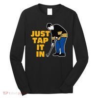 Awesome Golfer Just Tap It In Golf Lover Golfing Man Long Sleeve Shirt thumb 0