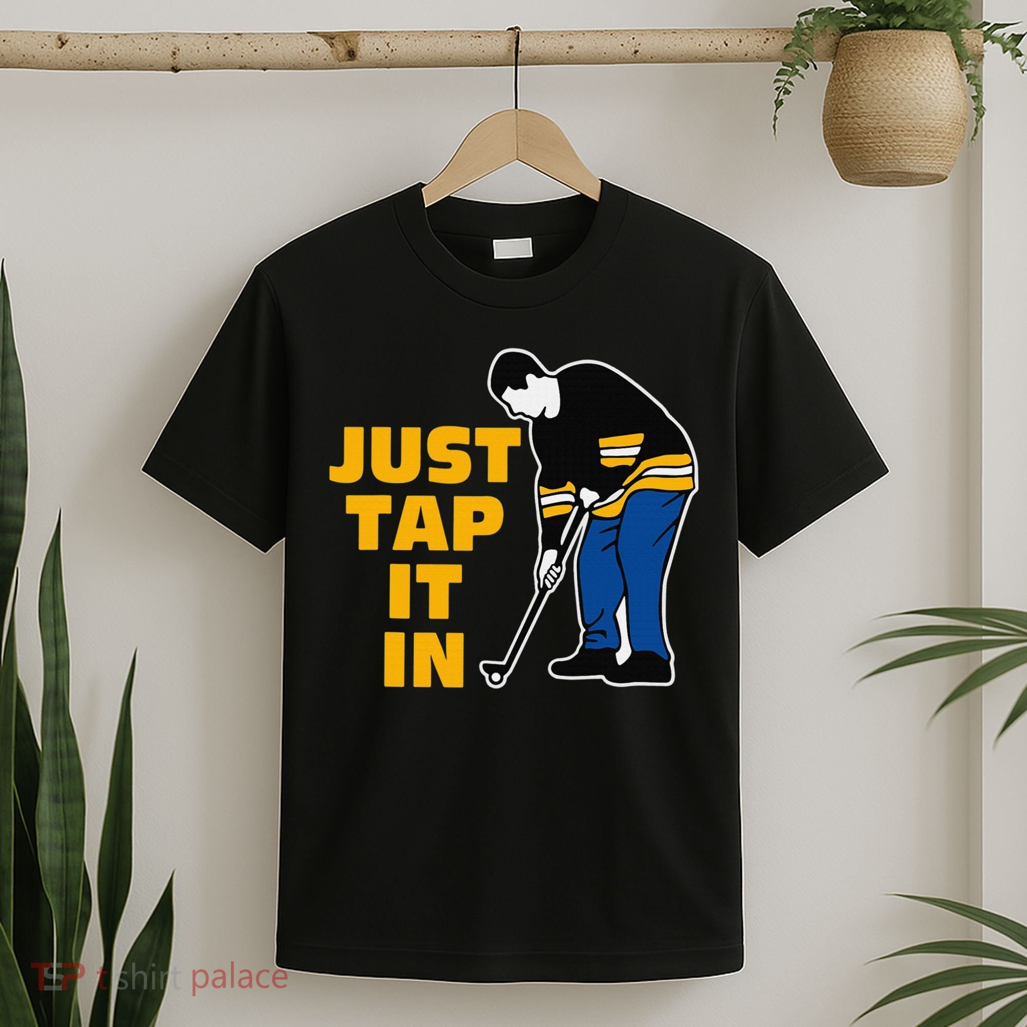Awesome Golfer Just Tap It In Golf Lover Golfing Man T-Shirt