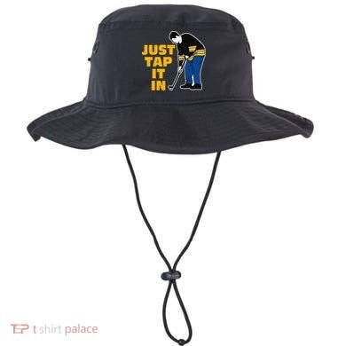 Awesome Golfer Just Tap It In Golf Lover Golfing Man Bucket Hat