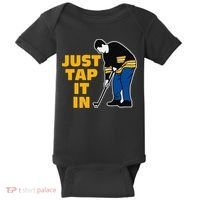 Awesome Golfer Just Tap It In Golf Lover Golfing Man Baby Bodysuit thumb 0
