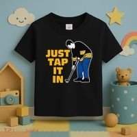 Awesome Golfer Just Tap It In Golf Lover Golfing Man Toddler T-Shirt thumb 3