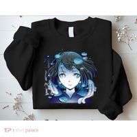 Anime Girl Koi Fishes Japanese Sweatshirt thumb 2
