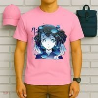 Anime Girl Koi Fishes Japanese T-Shirt thumb 6
