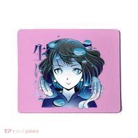 Anime Girl Koi Fishes Japanese Mousepad thumb 0