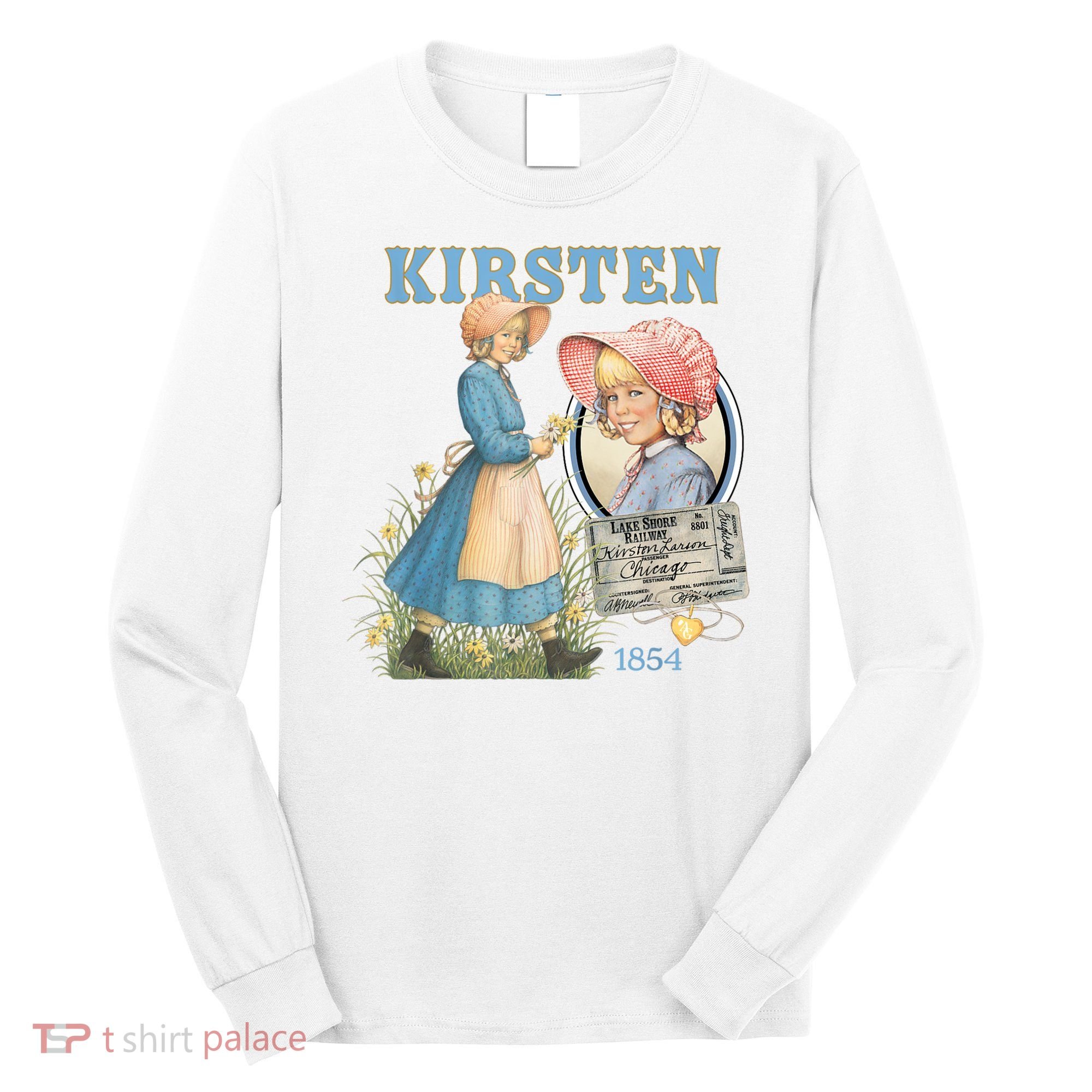 American Girl Kirsten Larson 1854 Long Sleeve Shirt