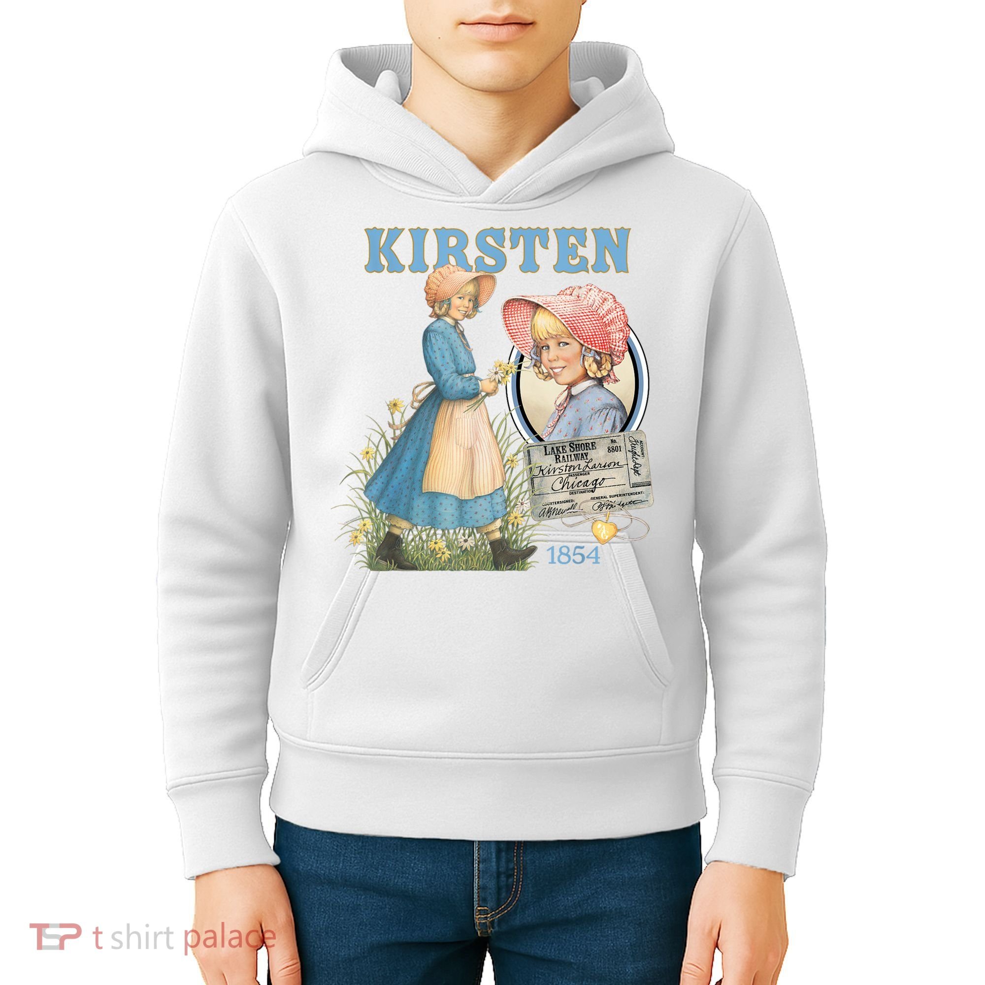 American Girl Kirsten Larson 1854 Kids Hoodie