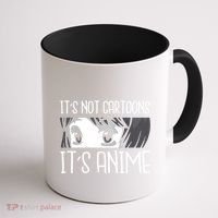 Anime Girl L It's Not Cartoons It's Anime L Anime Lover Gift Coffee Mug thumb 1