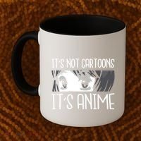 Anime Girl L It's Not Cartoons It's Anime L Anime Lover Gift Coffee Mug thumb 2