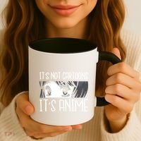Anime Girl L It's Not Cartoons It's Anime L Anime Lover Gift Coffee Mug thumb 3