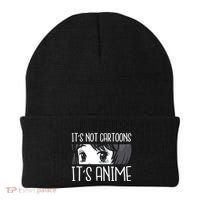 Anime Girl L It's Not Cartoons It's Anime L Anime Lover Gift Beanie thumb 0