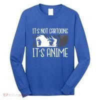 Anime Girl L It's Not Cartoons It's Anime L Anime Lover Gift Long Sleeve Shirt thumb 0