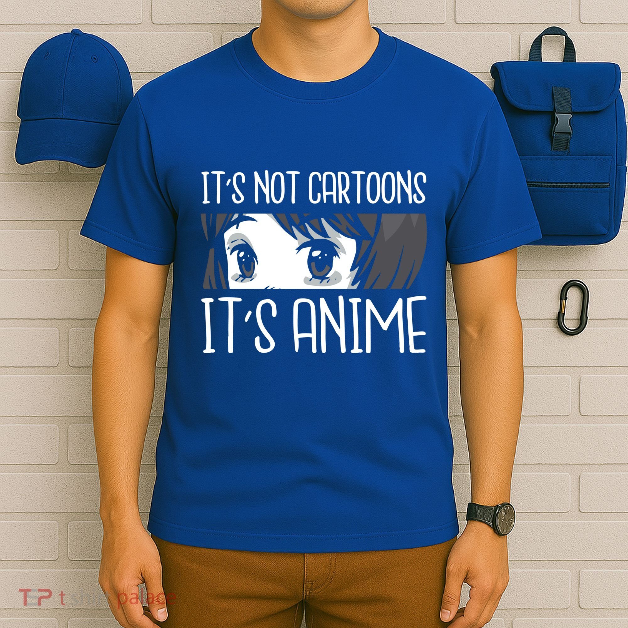 Anime Girl L It's Not Cartoons It's Anime L Anime Lover Gift T-Shirt