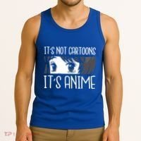 Anime Girl L It's Not Cartoons It's Anime L Anime Lover Gift Tank Top thumb 3
