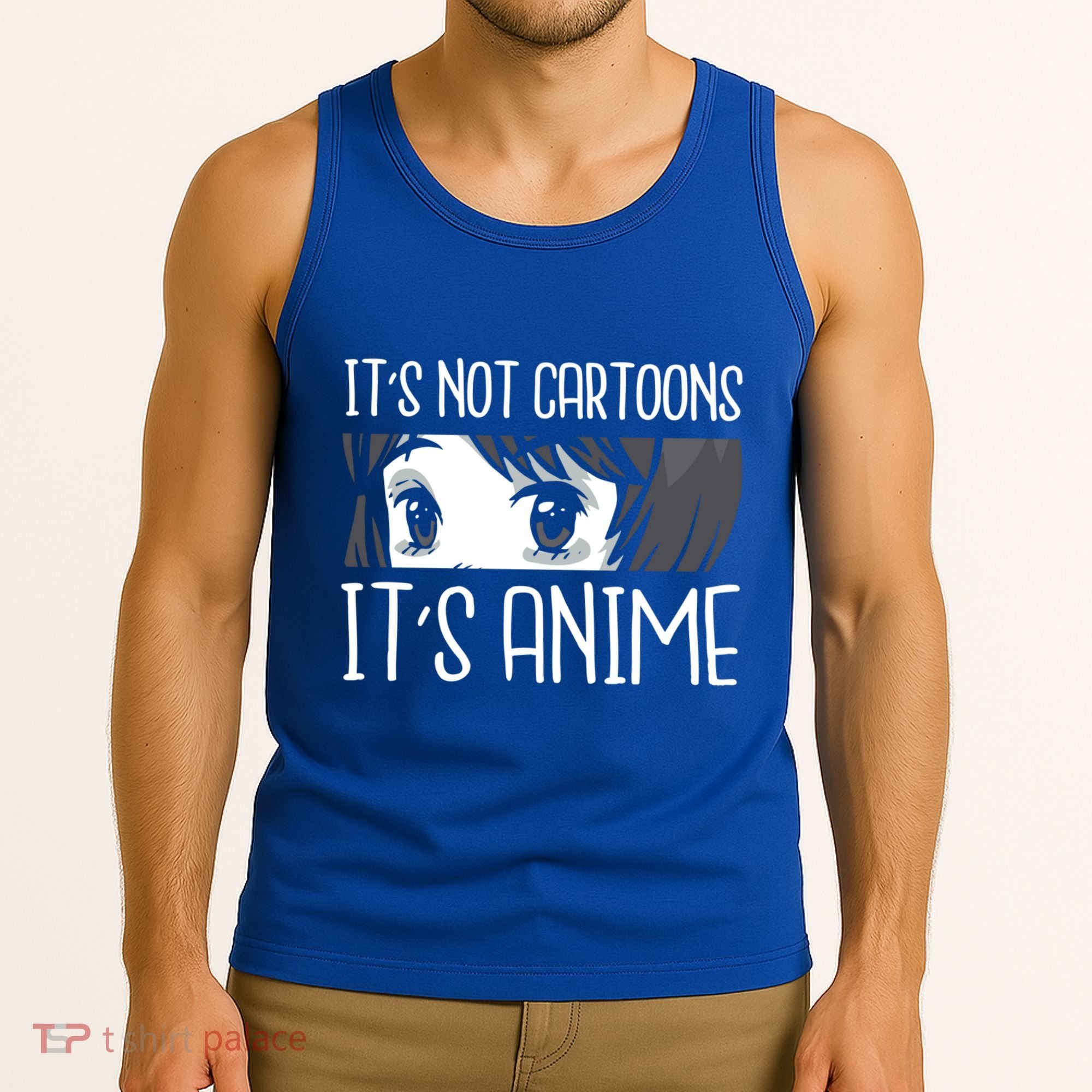 Anime Girl L It's Not Cartoons It's Anime L Anime Lover Gift Tank Top