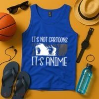 Anime Girl L It's Not Cartoons It's Anime L Anime Lover Gift Tank Top thumb 4