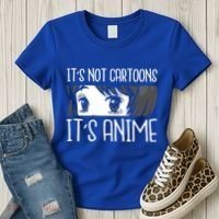 Anime Girl L It's Not Cartoons It's Anime L Anime Lover Gift Women's T-Shirt thumb 3