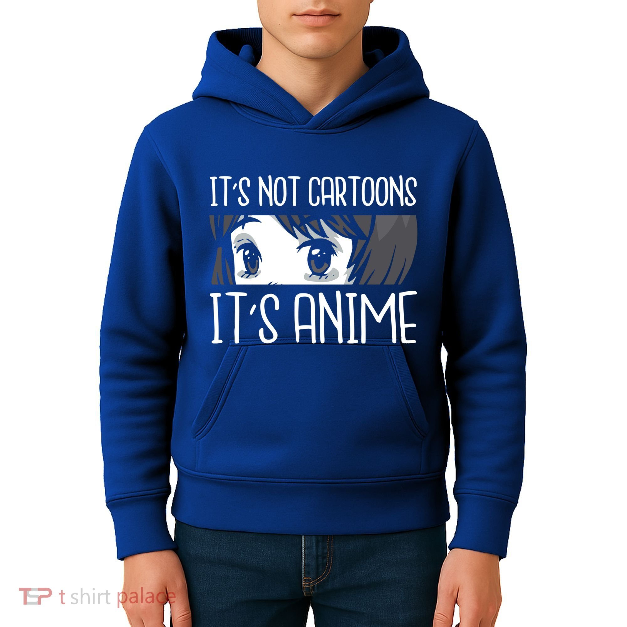 Anime Girl L It's Not Cartoons It's Anime L Anime Lover Gift Kids Hoodie