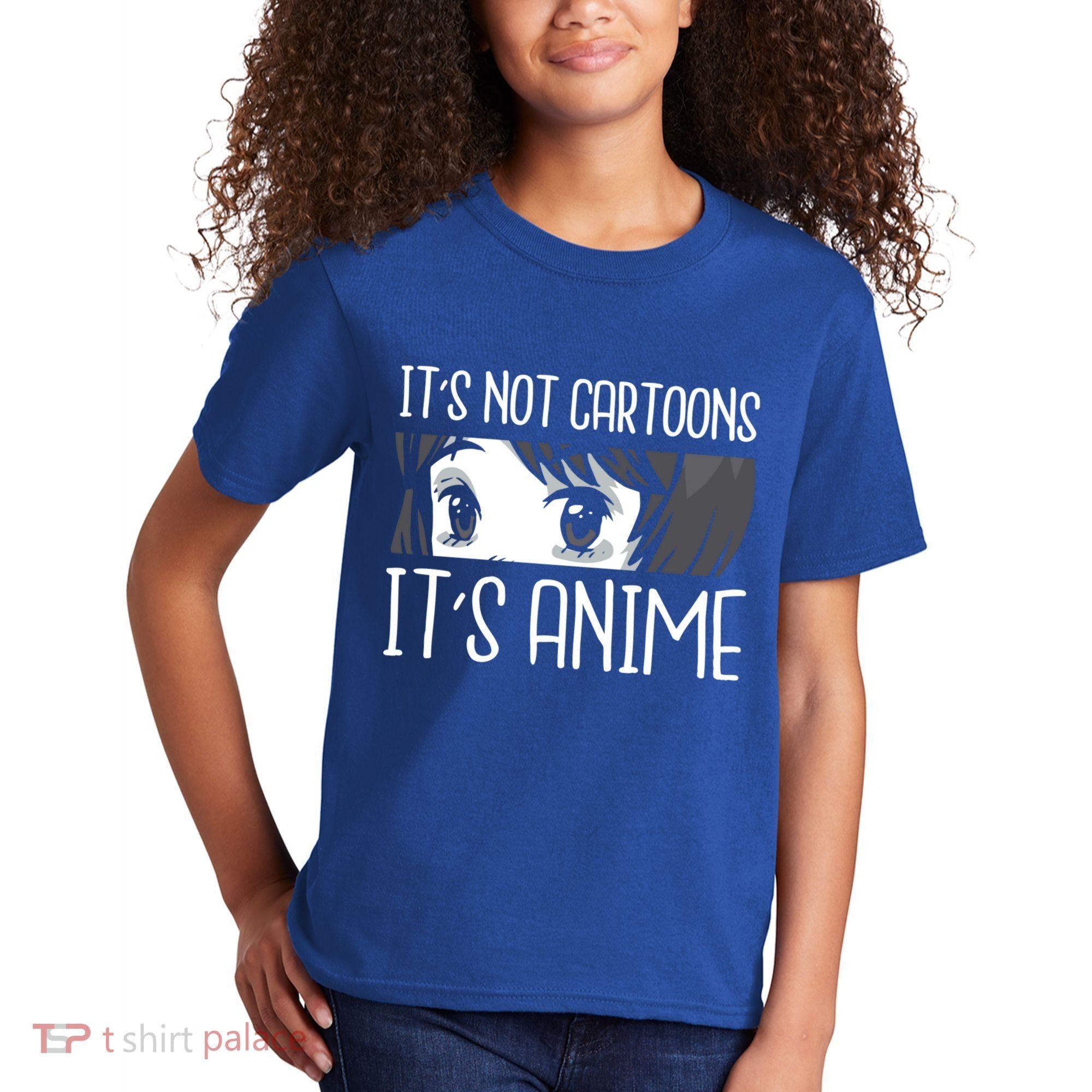 Anime Girl L It's Not Cartoons It's Anime L Anime Lover Gift Kids T-Shirt