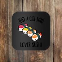 A Girl Loves Sushi  Coaster thumb 0