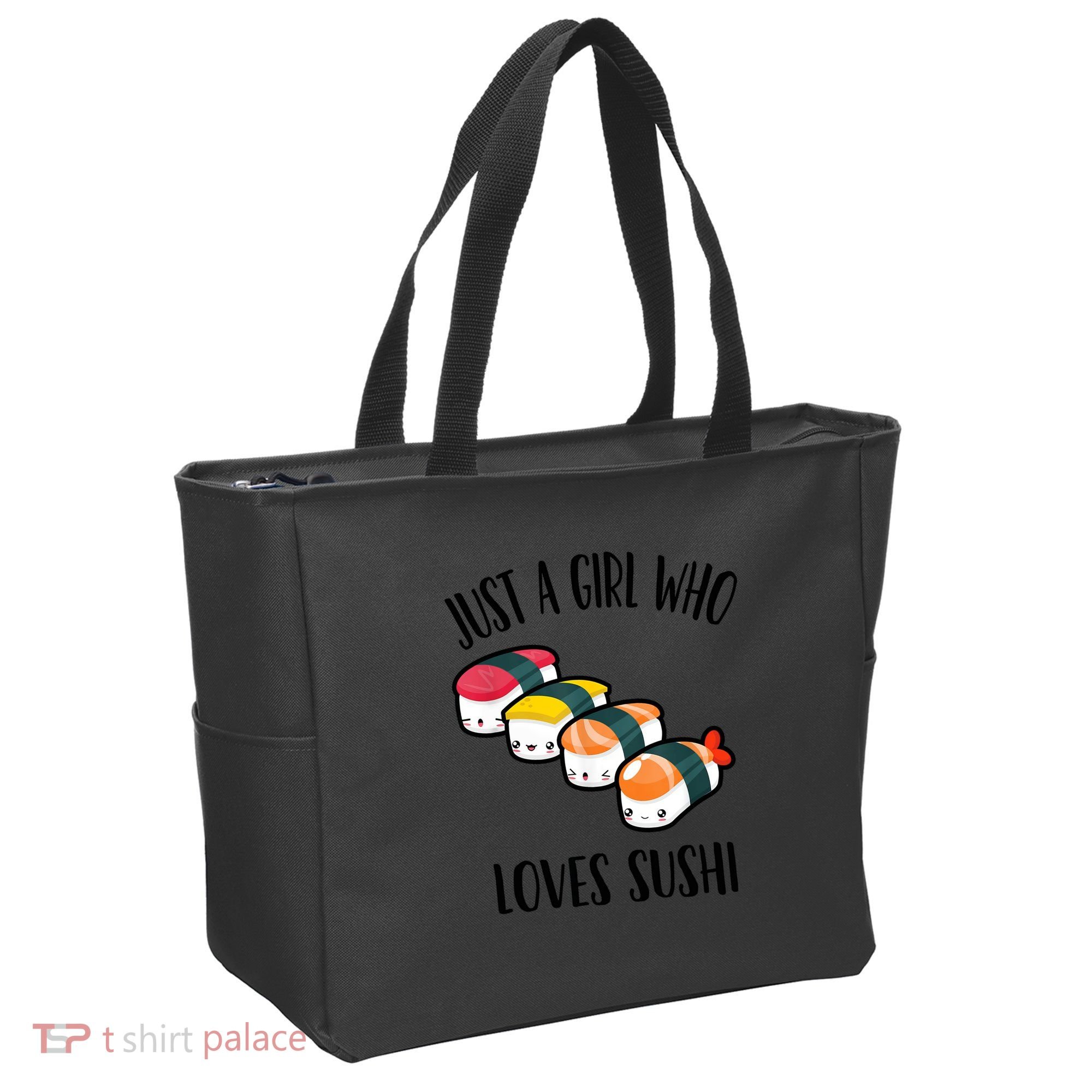 A Girl Loves Sushi  Tote Bag
