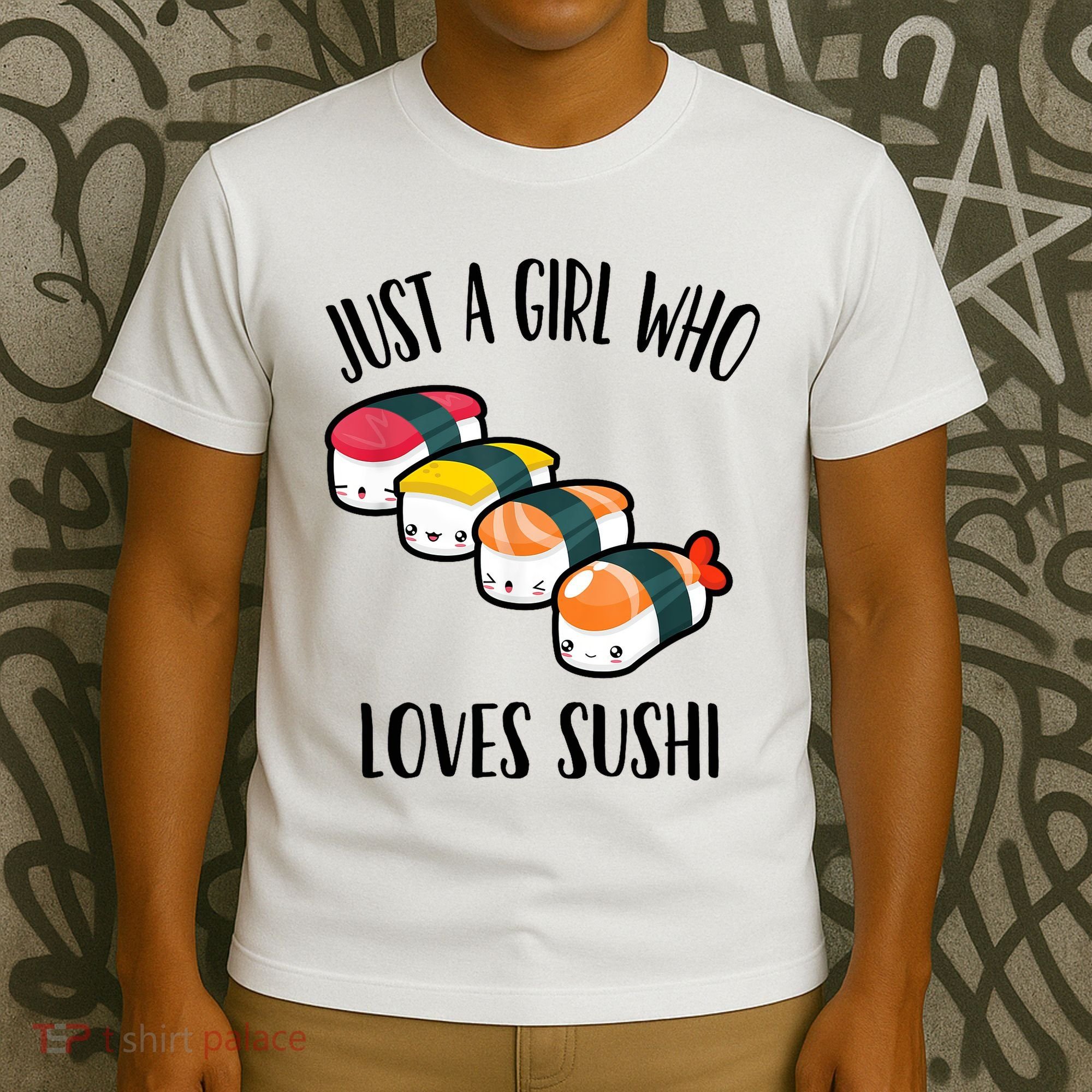 A Girl Loves Sushi  T-Shirt