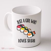 A Girl Loves Sushi  Coffee Mug thumb 0