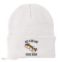 A Girl Loves Sushi  Beanie thumb 0