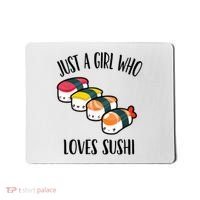 A Girl Loves Sushi  Mousepad thumb 0