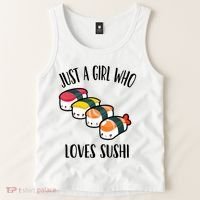 A Girl Loves Sushi  Tank Top thumb 2