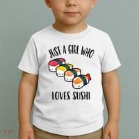 A Girl Loves Sushi  Toddler T-Shirt thumb 2