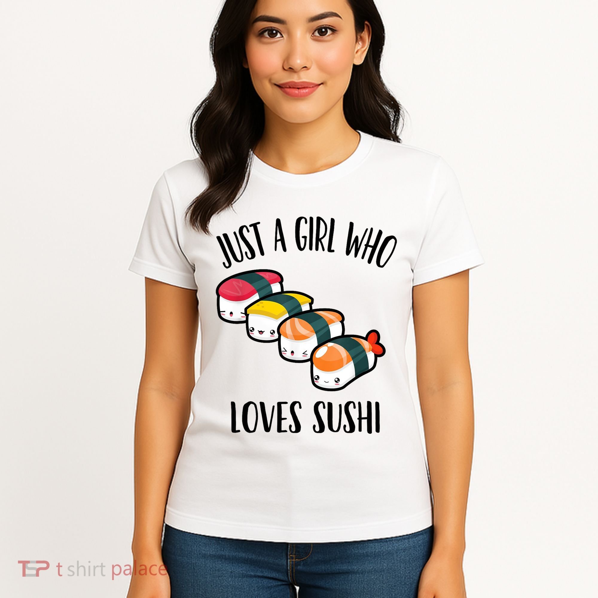 A Girl Loves Sushi  Women's T-Shirt