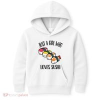 A Girl Loves Sushi  Kids Hoodie thumb 0