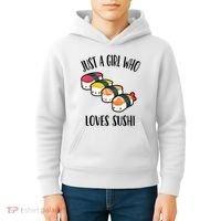 A Girl Loves Sushi  Kids Hoodie thumb 4