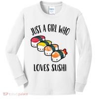 A Girl Loves Sushi  Kids Long Sleeve Shirt thumb 0
