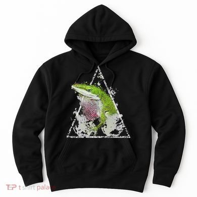 Anole Green Lizard Pet Anoles Reptile Smoke Hoodie